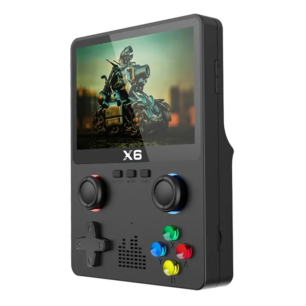 X6 Handheld Game Player + Dual Joystick with 3.5Inch IPS Screen + 11 Console Simulators
