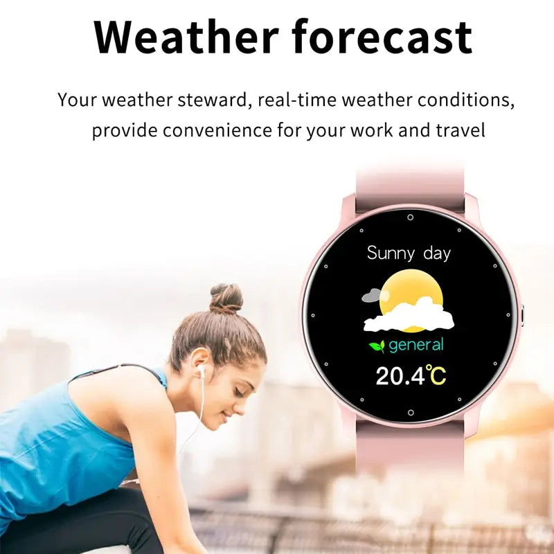 Waterproof Bluetooth Smart Watch for Men and Women - Full Touch Screen + Fitness modes from LIGE