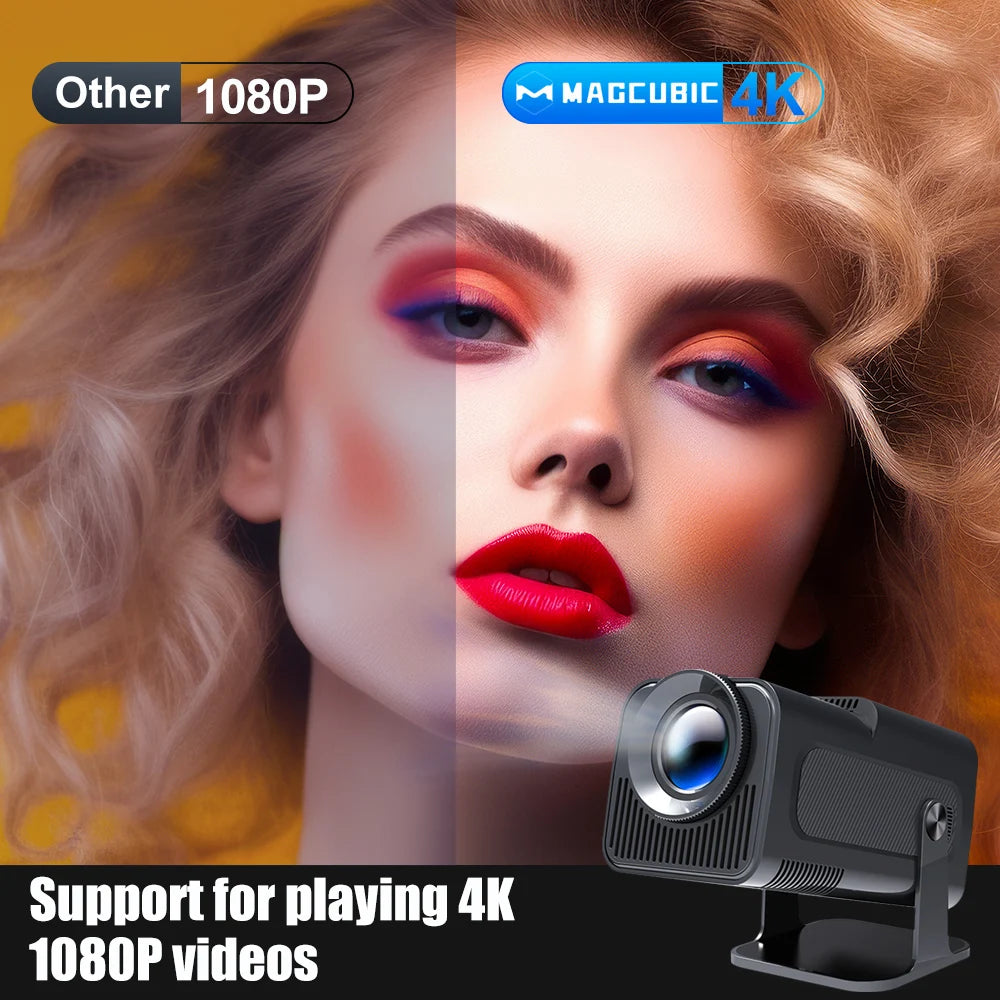 Magcubic Android 4K Projector Native 1080p Dual Wifi