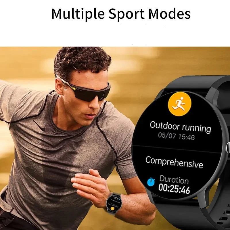 Waterproof Bluetooth Smart Watch for Men and Women - Full Touch Screen + Fitness modes from LIGE