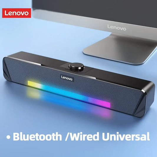 Altavoz Lenovo TS33 Bluetooth 5.0 360 - Sonido envolvente para películas caseras + subwoofer