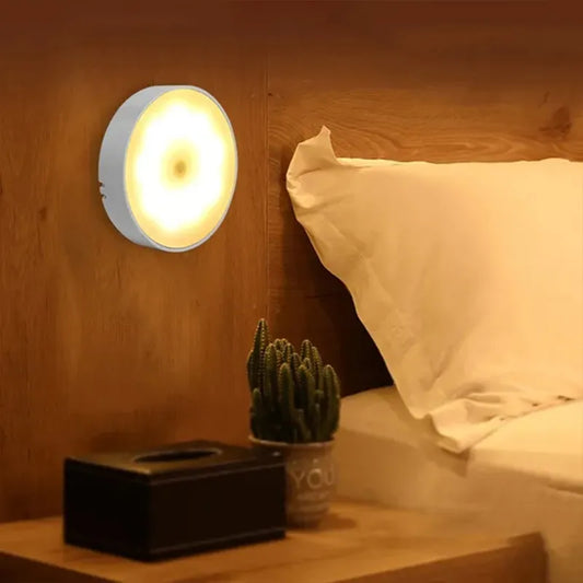Sticky Magnet Motion Sensor LED Night Light + USB Rechargeable Lamp 2, 3, 4, 5 or 6 pcs.