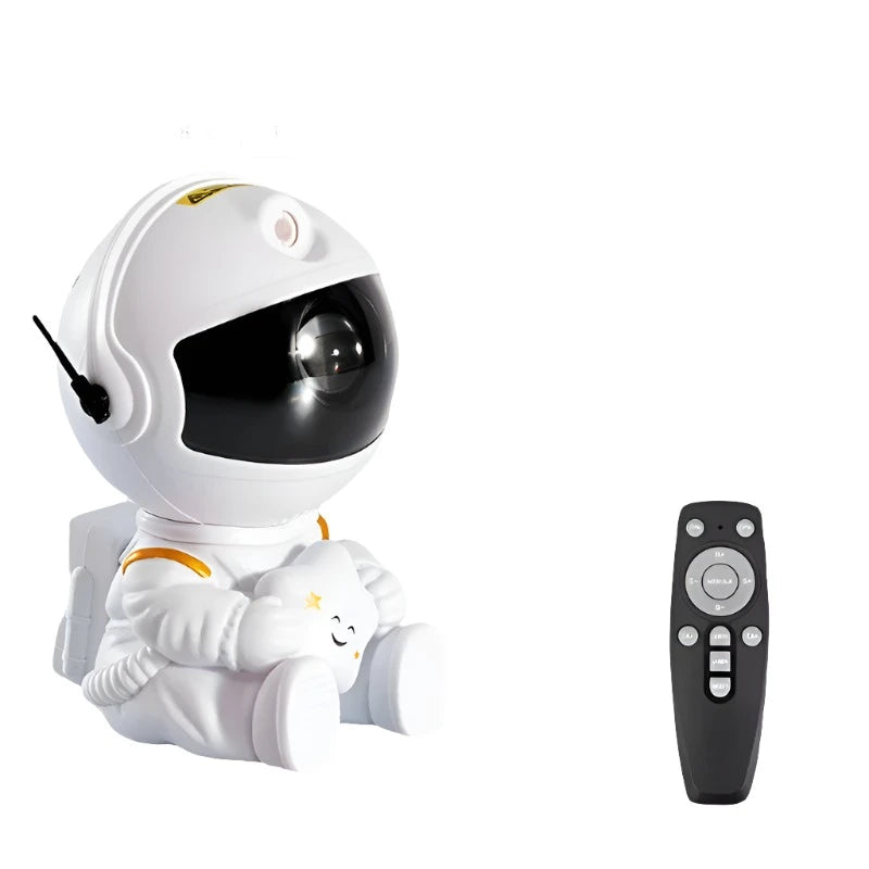 Small Size Astronaut Star Galaxy Projector + LED Night Light Sky 2 Colors + Remote Control